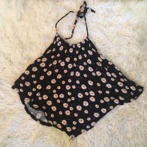 Daisy Print Crop Top from LA Hearts