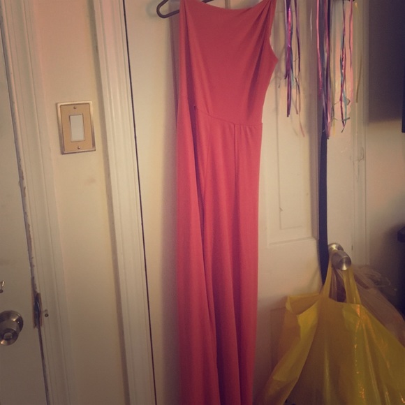 Orange dressy jumpsuit