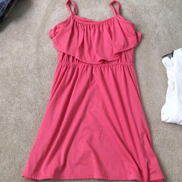 Small women's dress salmon/pink color