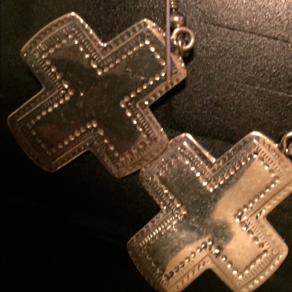 Cross earrings