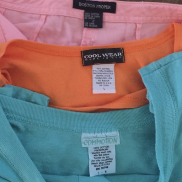 Pink Shorts & 2 Crop Tops. - Picture 3 of 3