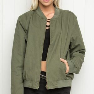 Brandy Melville Kasey Bomber Jacket