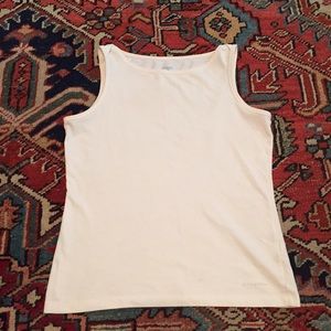 White Patagonia Athletic Tank Top