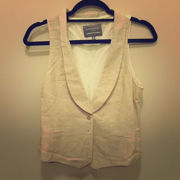 Adorable linen vest