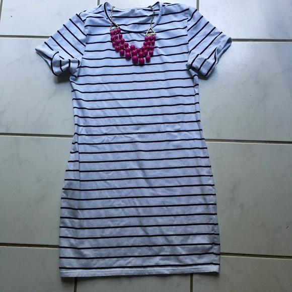 Stripped Tunic Dress