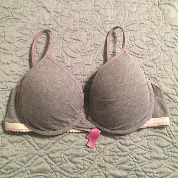 VS PINK Grey Bra