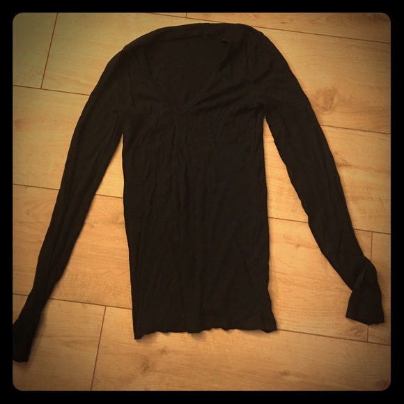 Splendid long sleeved black tee - size s