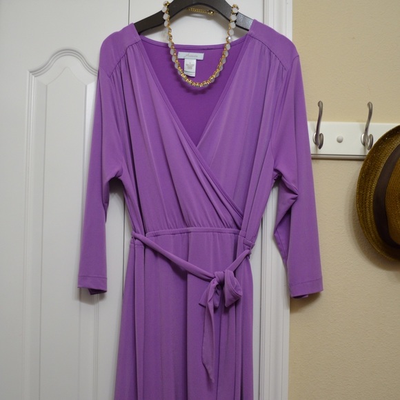 Faux Wrap Dress