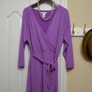 Faux Wrap Dress