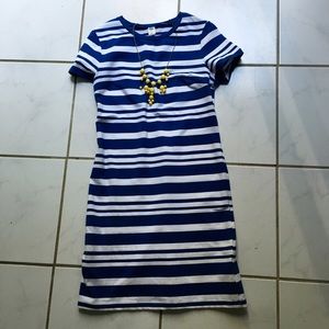 Royal Blue Tee Shirt Dress