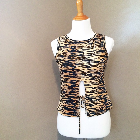 Tiger Crop Top