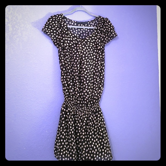 Zara Poka Dot Dress
