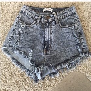 2 pairs of distressed shorts