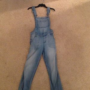 Anthropologie level 99 chambray overalls