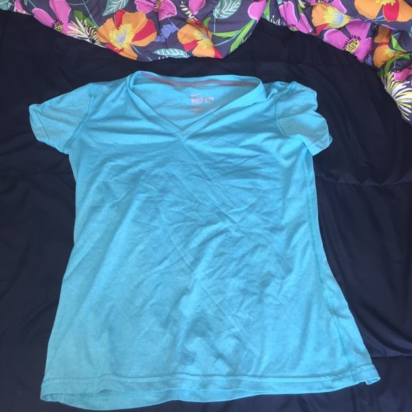 Blue nike v neck