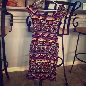 Aztec Bodycon Dress