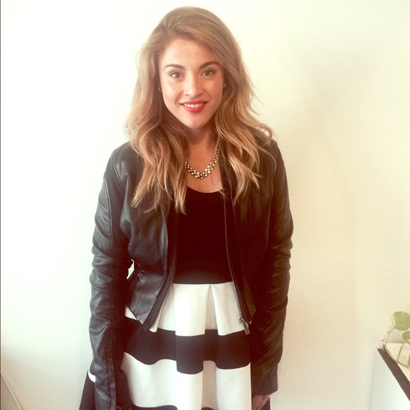 Vintage Bebe Faux Leather Jacket