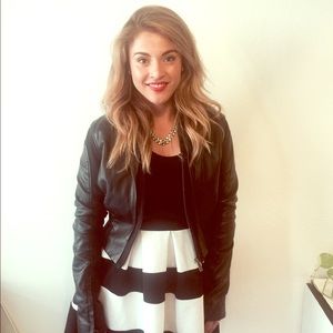 Vintage Bebe Faux Leather Jacket