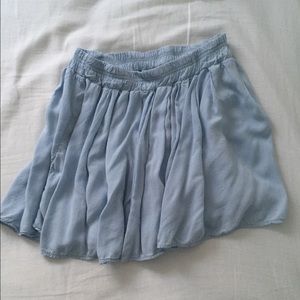 Light Blue Brandy Melville Heather Skirt