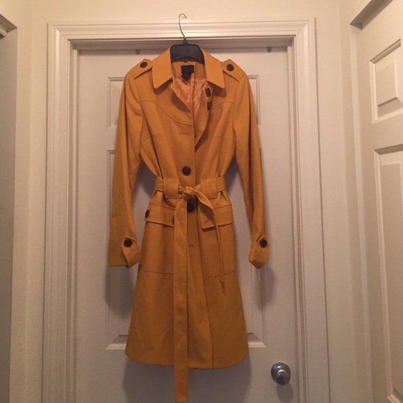 Lined trench coat