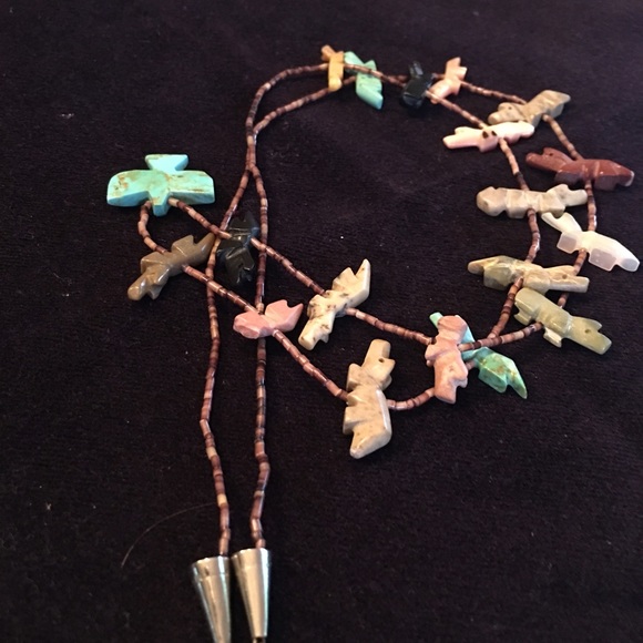Authentic Native American soapstone necklace