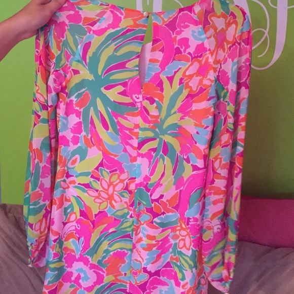 Chiffon Lilly Pulitzer Dress - Picture 2 of 4
