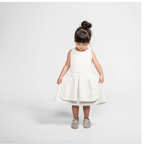 Pleated Dress With Apron - Picture 1 of 3