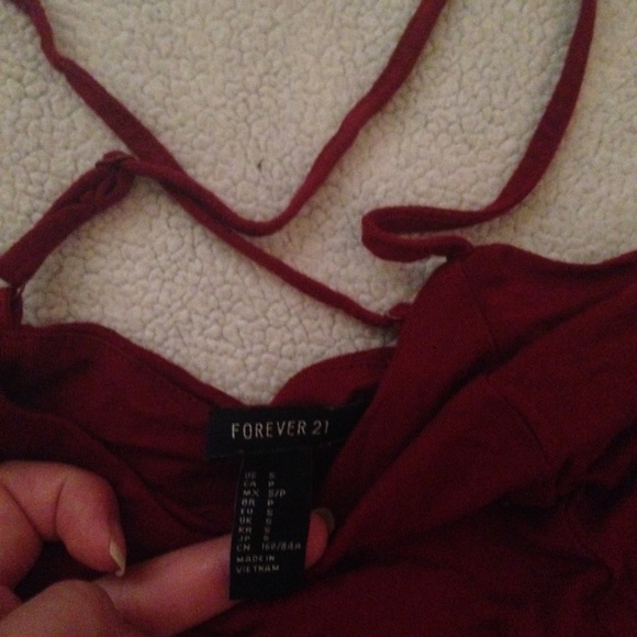 Crossed strapped summer dress - Picture 3 of 4