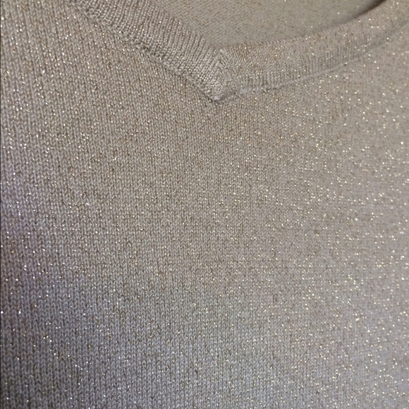 WHBM 3/4 sleeve shimmering sweater - Picture 2 of 3