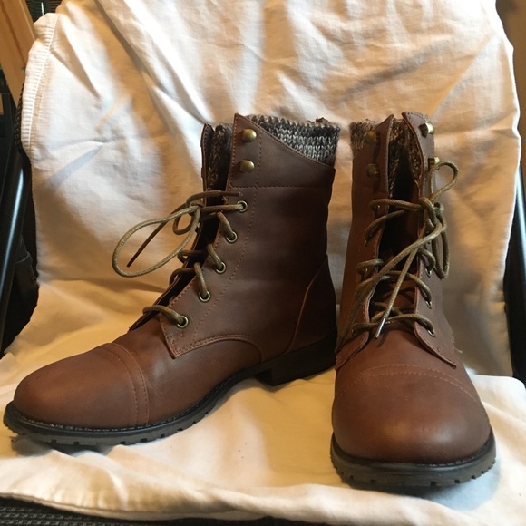 Madden Girl by Steve Madden Combat Boots!