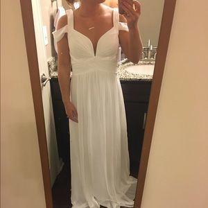 Lulus Bariano Ocean maxi/wedding dress