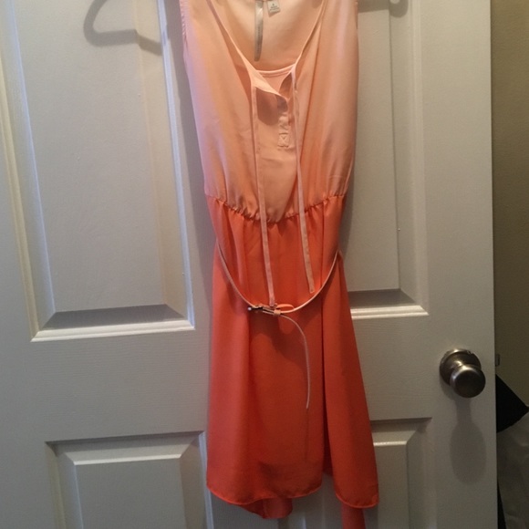 Two-toned pink dress