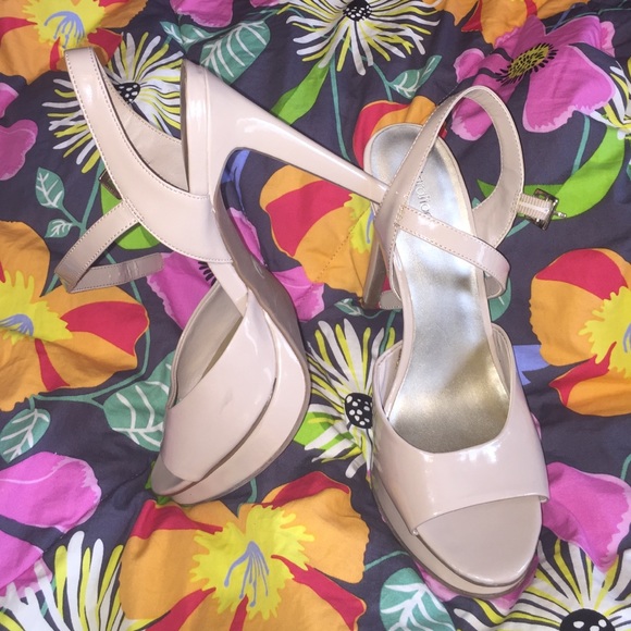 Nude High heels.