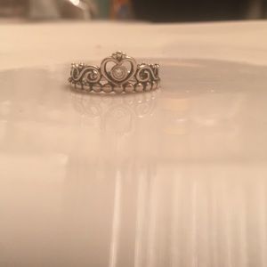 Size 7 Pandora princess ring