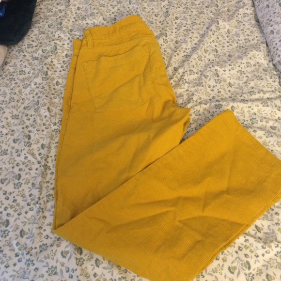 Mustard pants