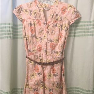 Orange/brown flower dress