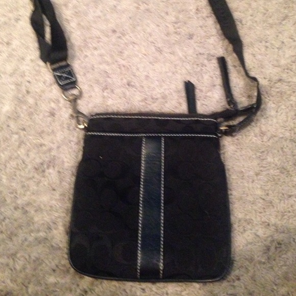 Black coach crossbody