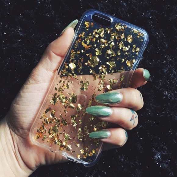 🚨LAST ONE!!! ✨📱GOLD FOIL iPhone 6/6s Soft Case - Picture 5 of 5
