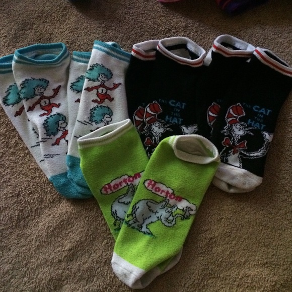 Dr. Seuss sock set.