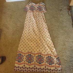 New! Aztec Tribal SW Inspired Maxi Dress