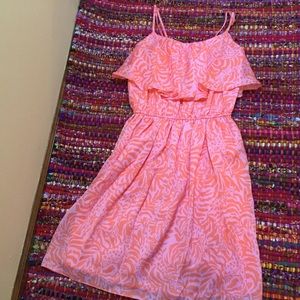 Lilly Pulitzer for target orange &pink dress Small