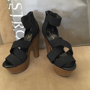 Slightly worn Jessica Simpson platforms