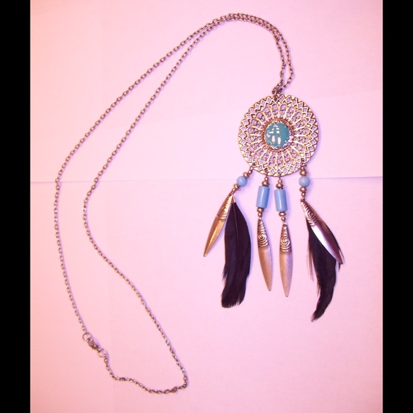Dream catcher necklace