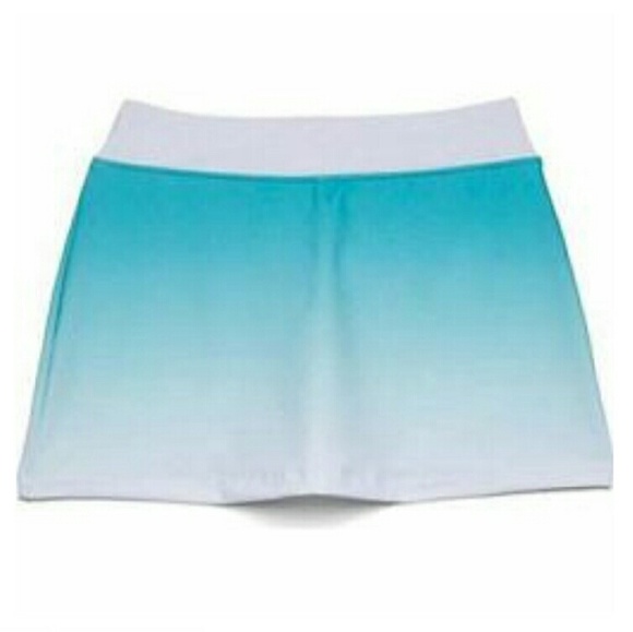 Girl's Fila Baseline Skort Aqua Mint Ombre / White