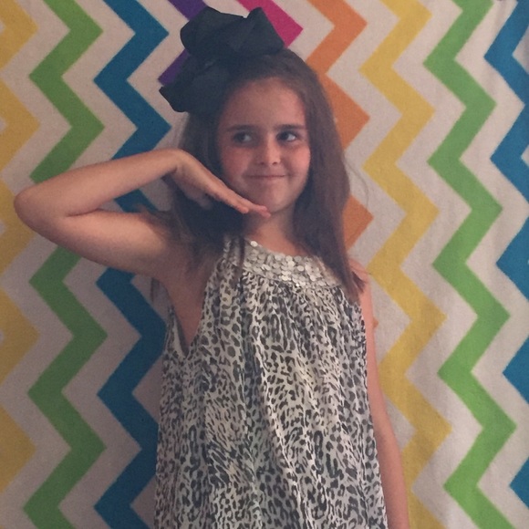 Black and silver cheetah dress.