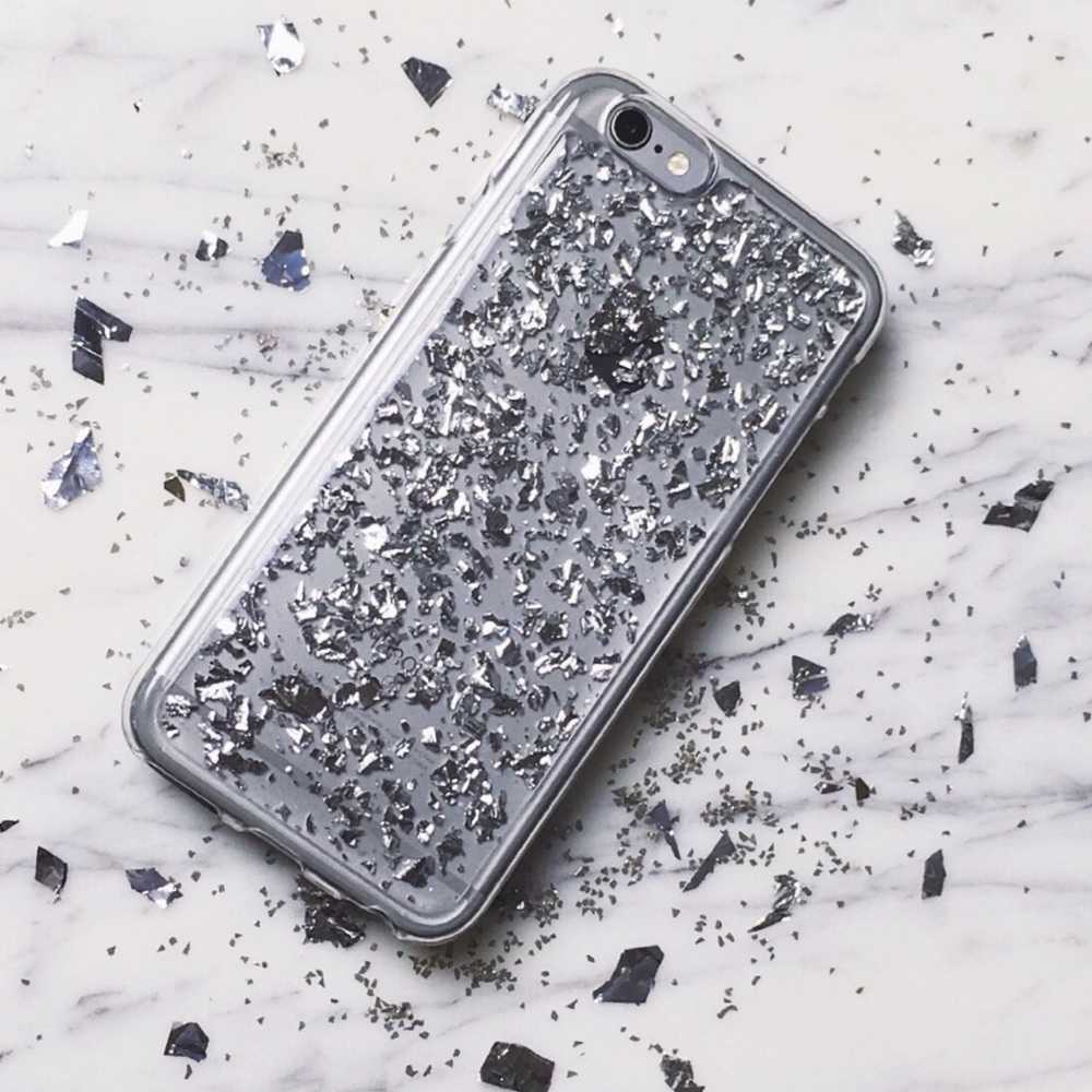 📱SILVER FOIL iPhone 6/6s Soft Case