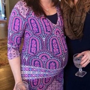 BCBGMax Azria maternity maxi dress GORGEOUS!