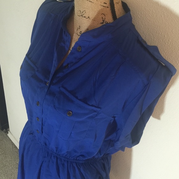 Cute Button Down Dress - Picture 2 of 3