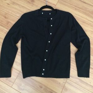 Black cardigan