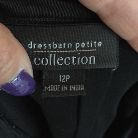 Dress Barn petite collection black occasion skirt - Picture 3 of 3